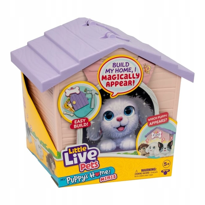 Sada LITTLE LIVE PETS - Moje šteniatko s búdou pre psa